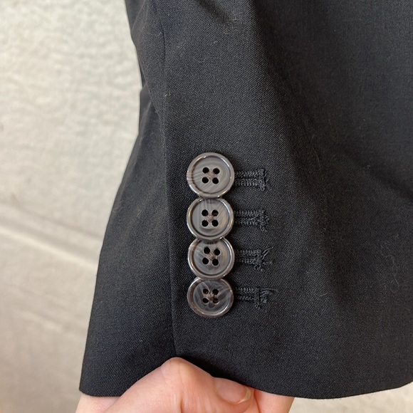 NWT Lands End Mens Washable Wool 2 Button Traditional Suit Jacket 39R Regular - Picture 3 of 10